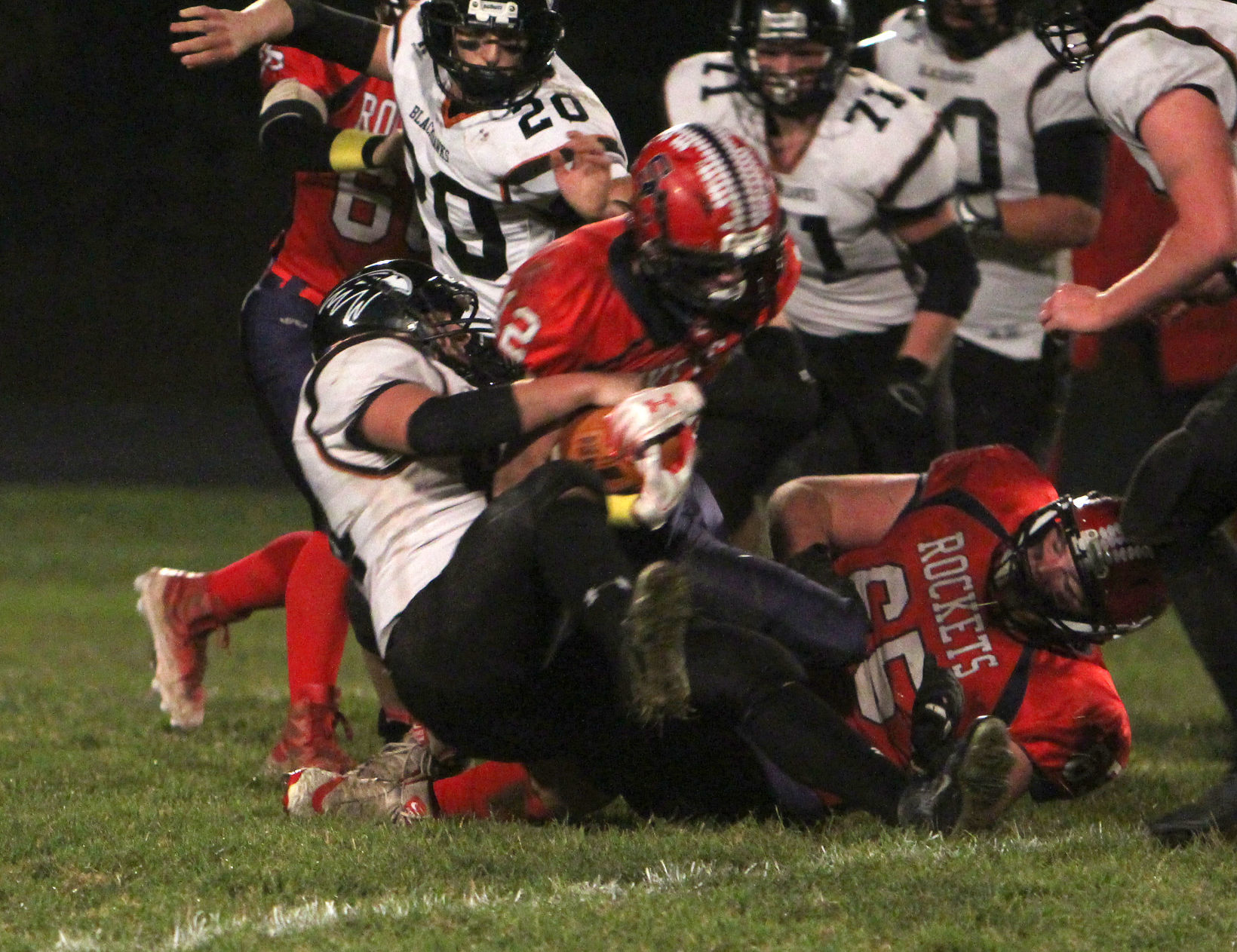 Bloomer football at Spencer/Columbus 10-26-18